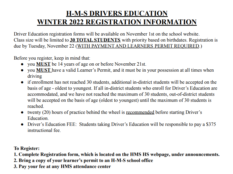 Drivers Ed